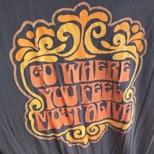 Graphic Tee with Inspirational Quote